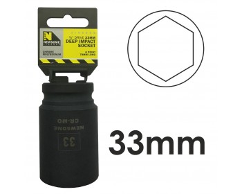 33mm 3/4in Drive Deep Impact Socket